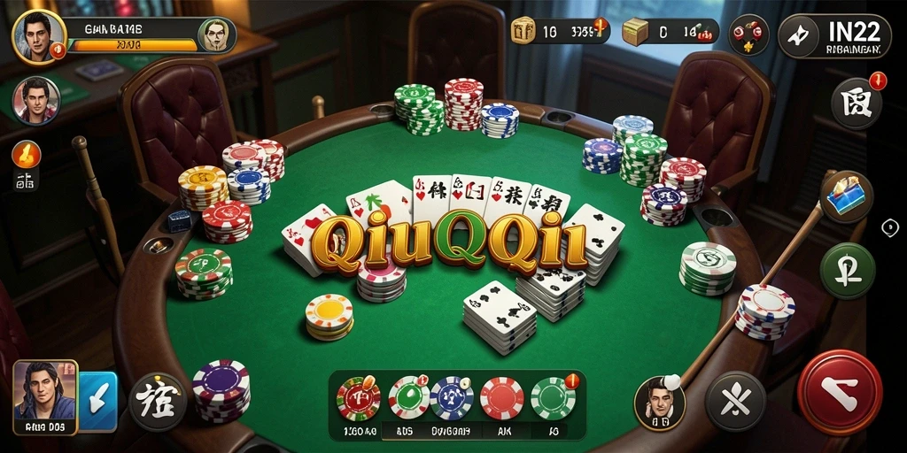Tampilan gameplay QiuQiu yang menegangkan di IN22.