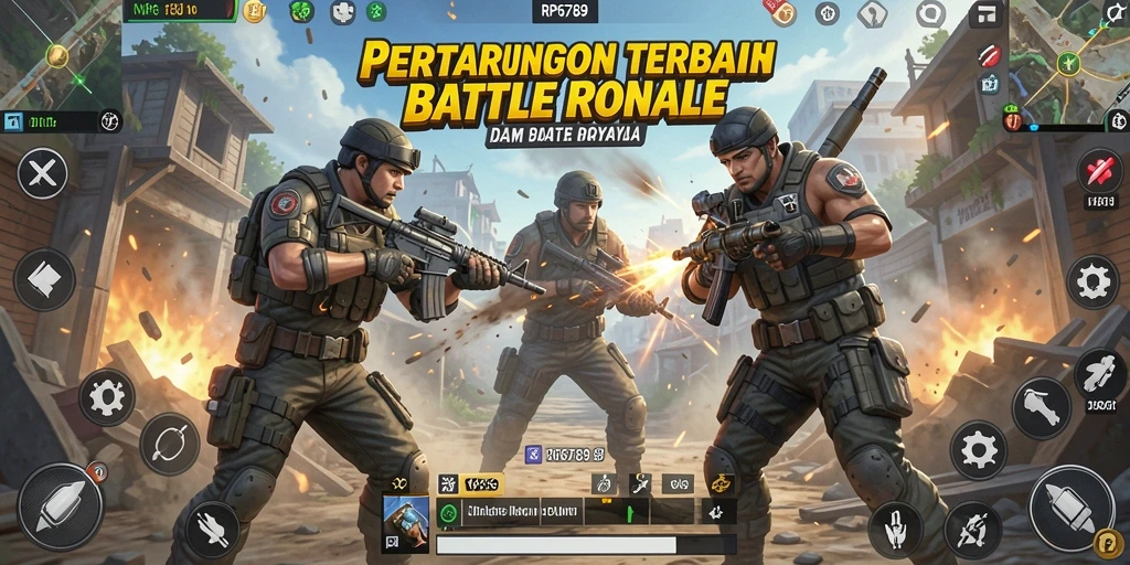 Gameplay seru RP6789 dengan pertarungan menarik di medan perang.