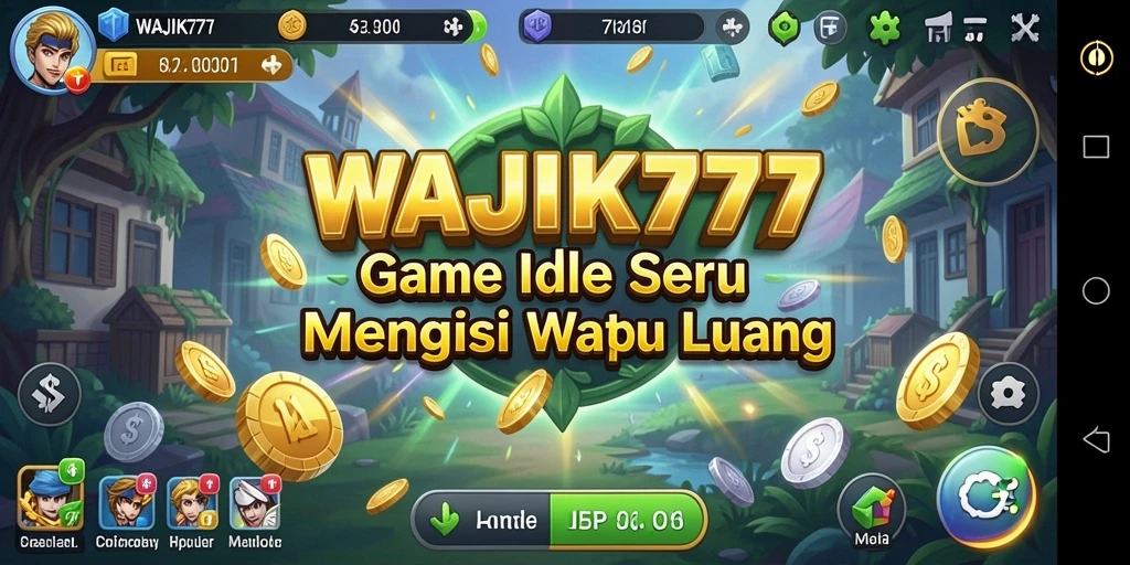 Tangkapan layar gameplay WAJIK777 menampilkan mekanisme Idle yang menarik.